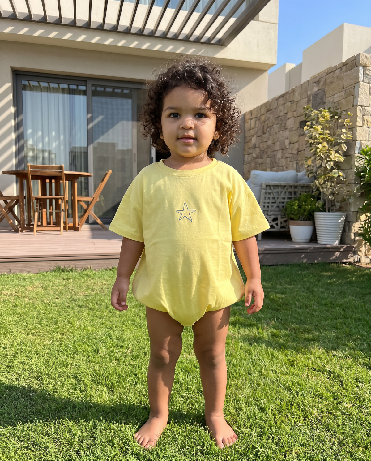 Oversized Cotton T-Shirt Romper