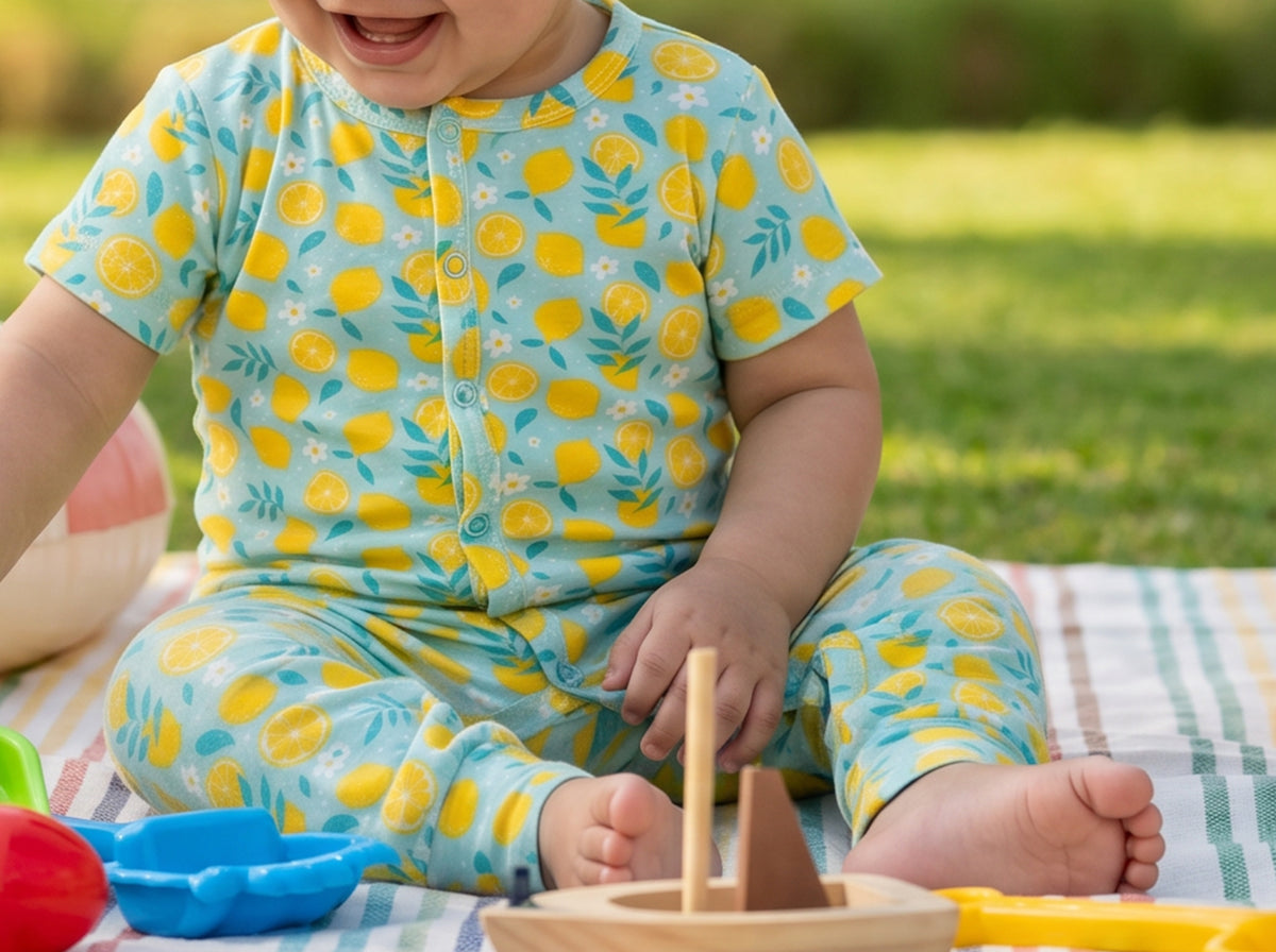 Short Sleeve Single Lycra Jumpsuit