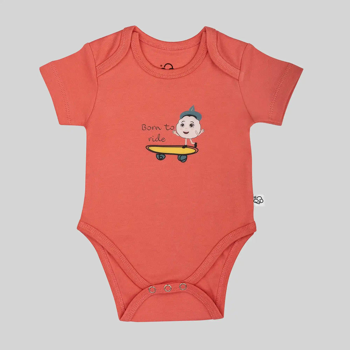 3 Pack Short Sleeve Bodysuit Set - Tea Rose