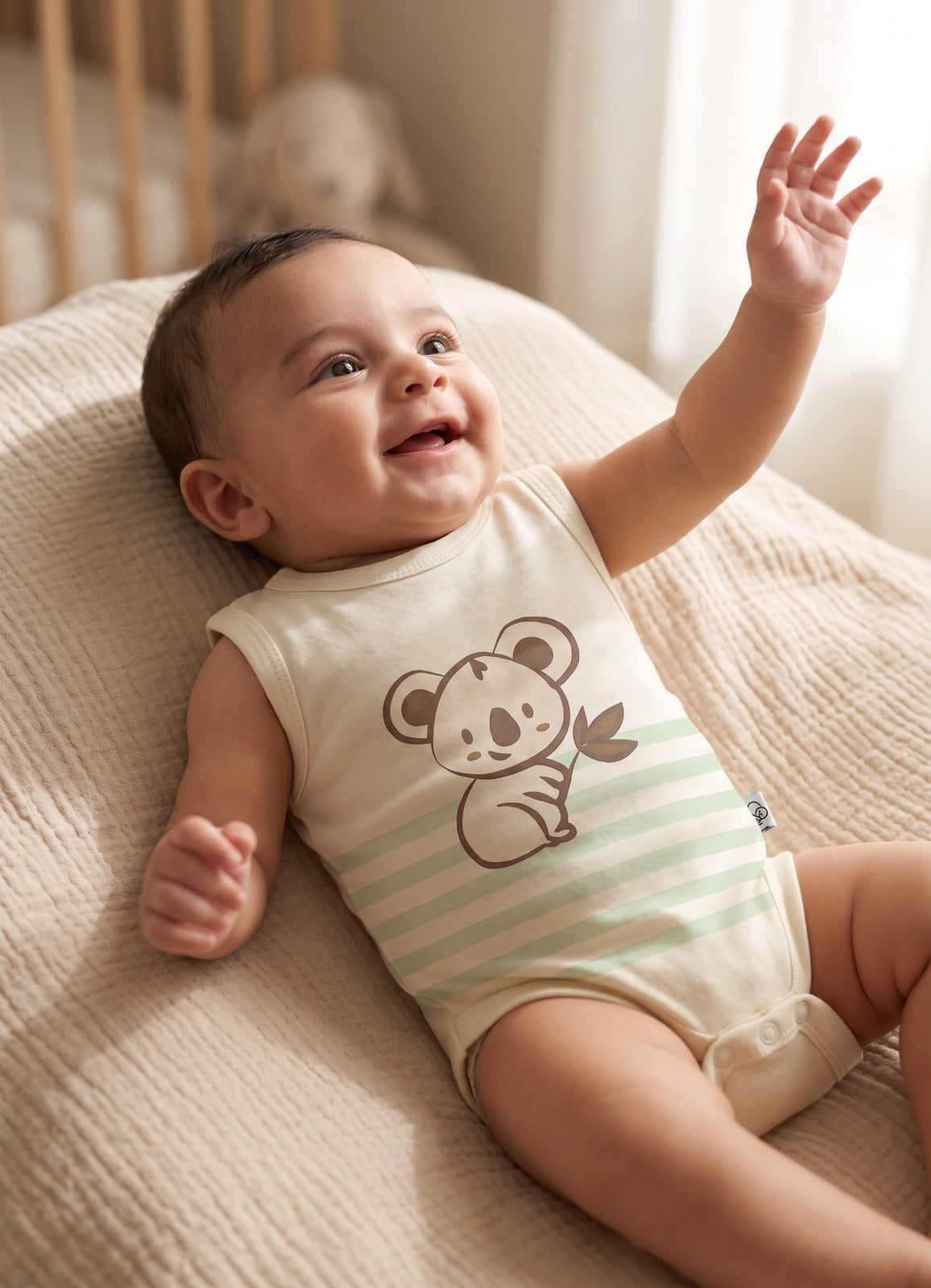 Koala Sleeveless Bodysuit