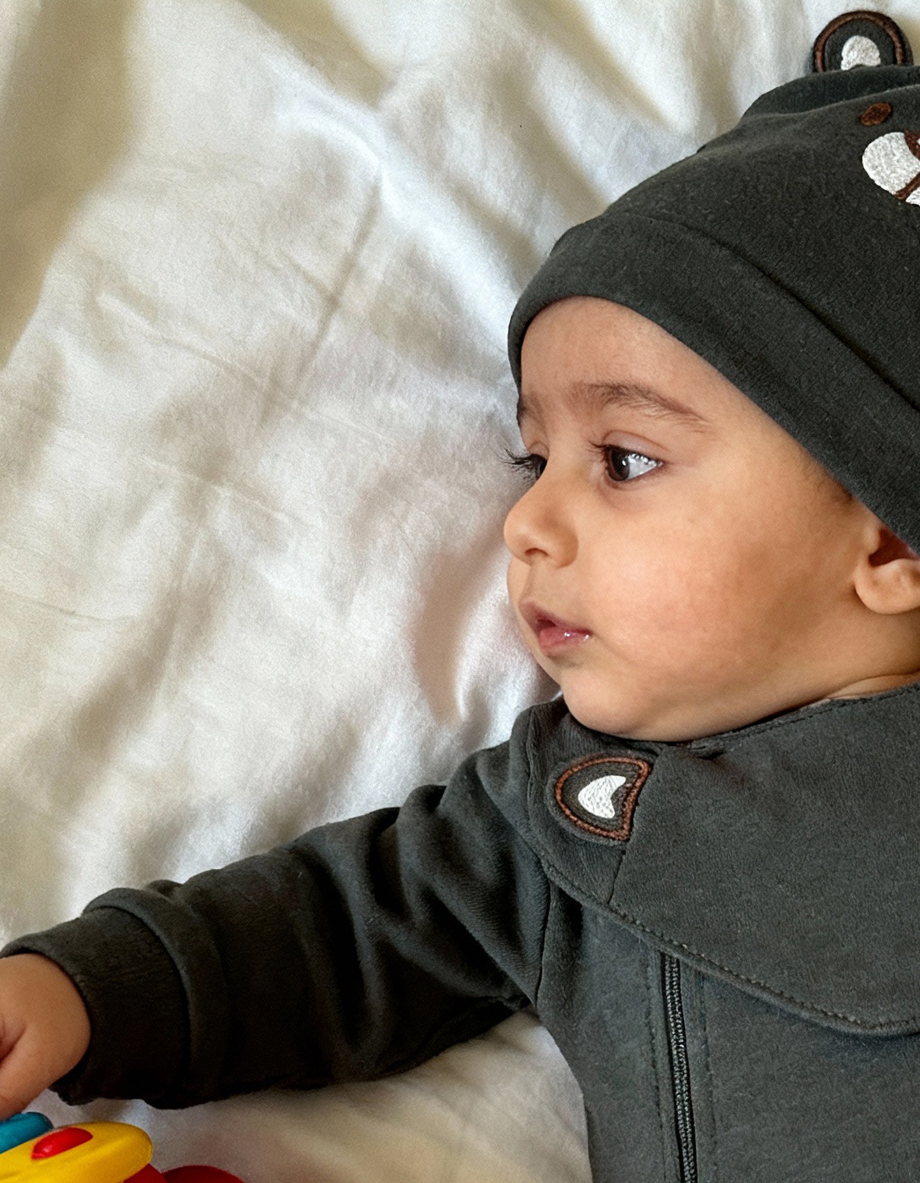 Cozy Bear 3-Piece Baby Set Green