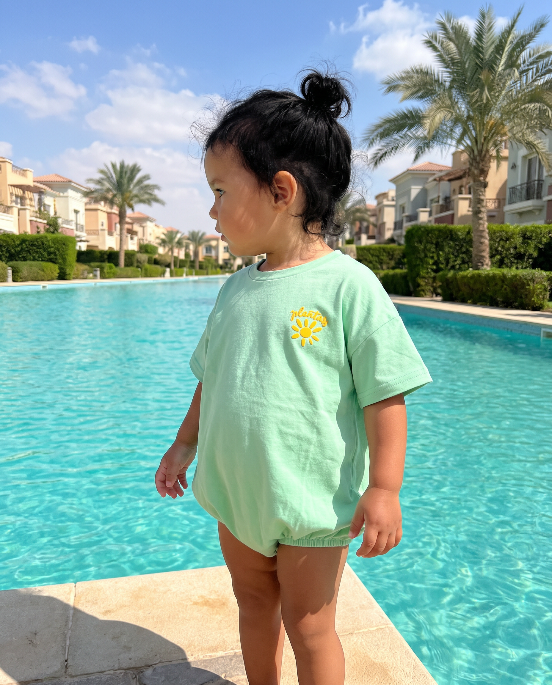 Oversized Cotton T-Shirt Romper