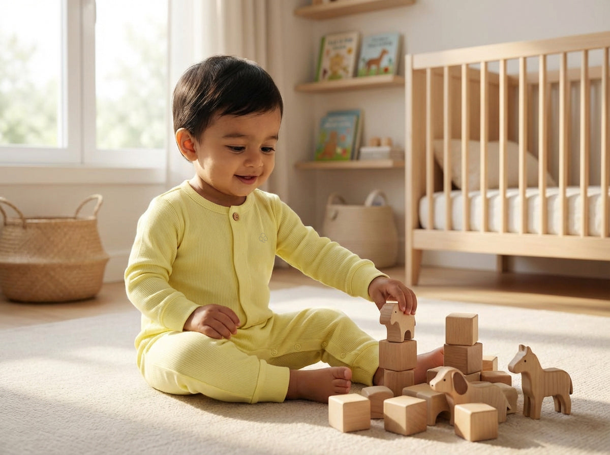 Yellow Everyday Comfort Waffle Jumpsuit