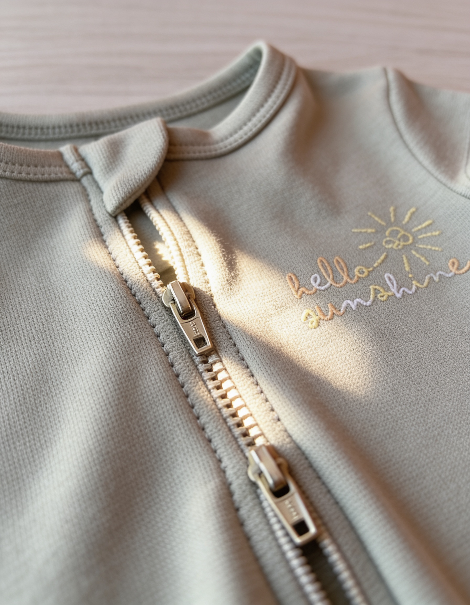 2-Way Zipper Summer Jumpsuit  Cotton Jersey