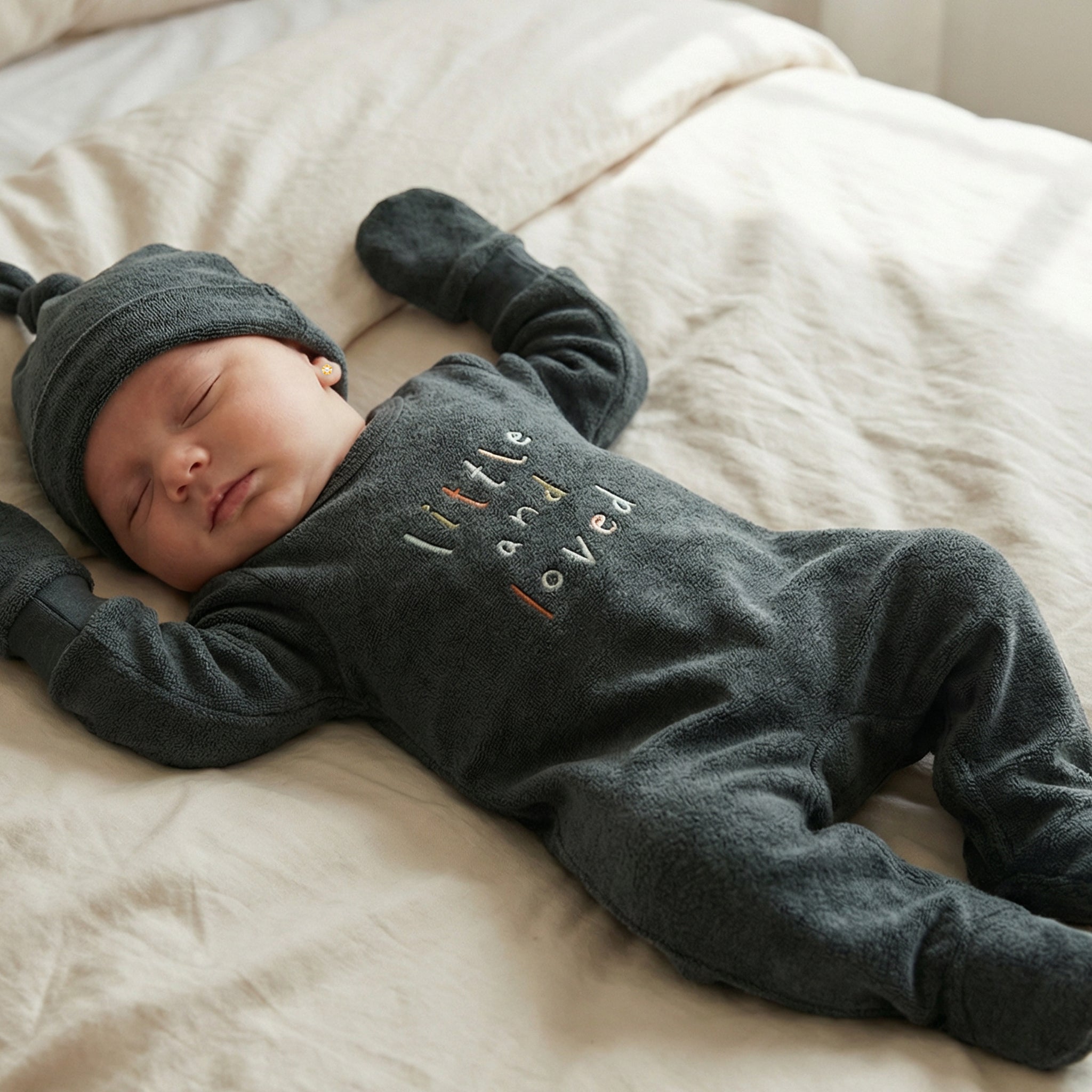 Cozy Plush Newborn Set Green