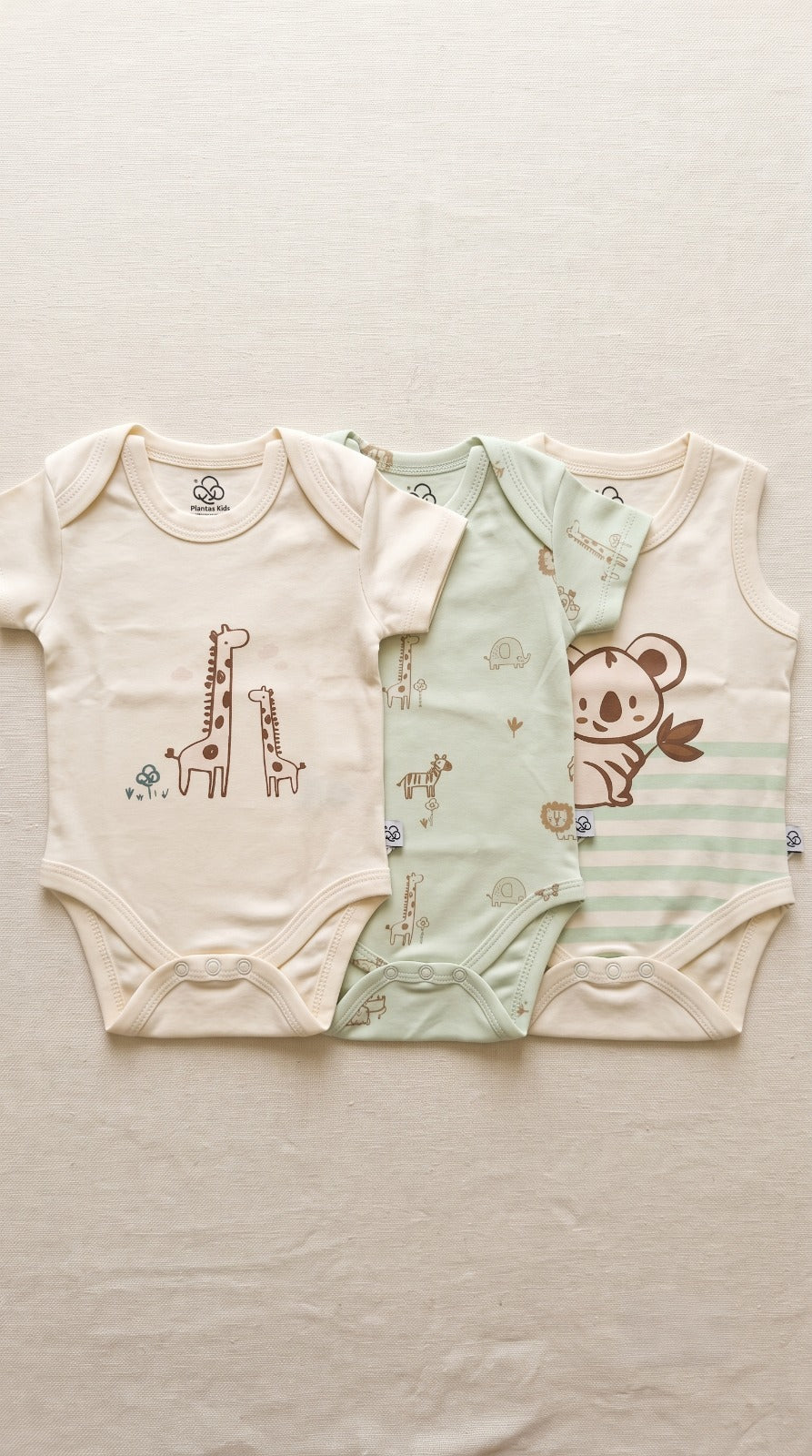 Animals Print Bodysuit Set