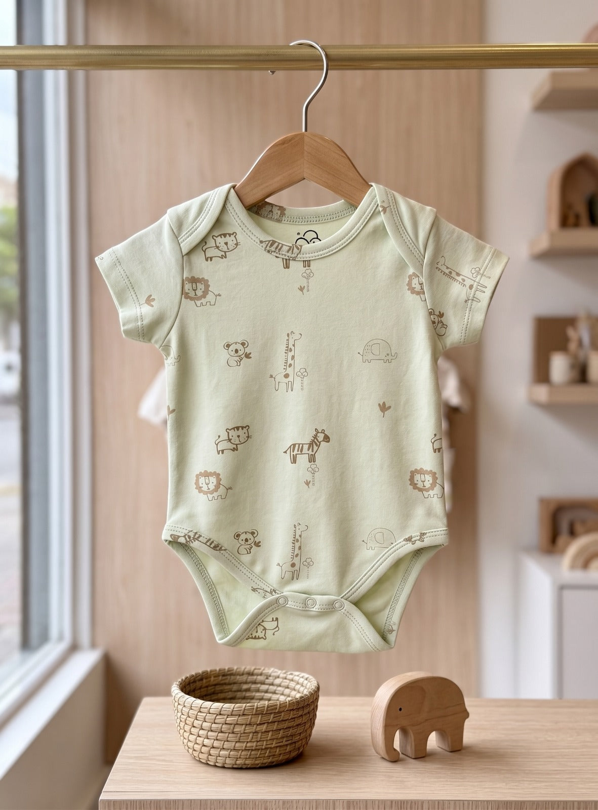 ANIMALS SHORTSLEEVE BODYSUIT