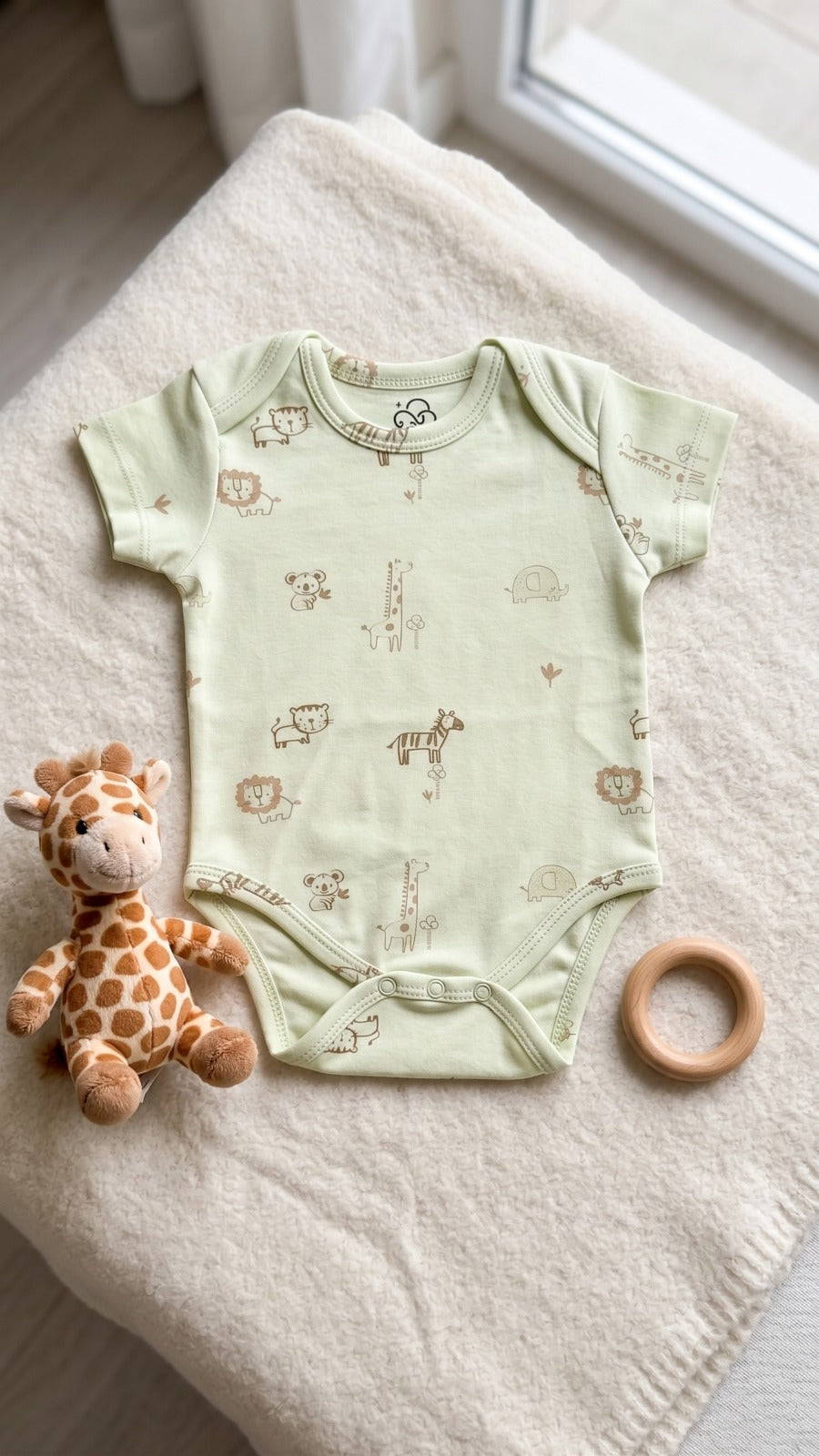 ANIMALS SHORTSLEEVE BODYSUIT