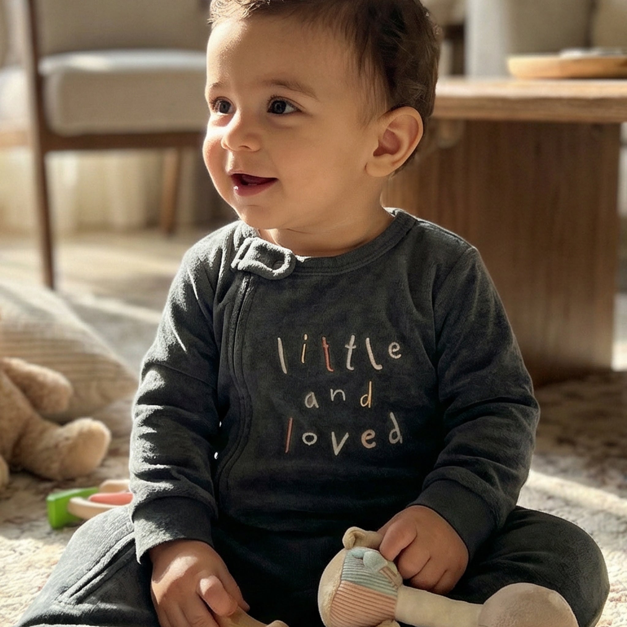 Cozy Plush Jumpsuit Green