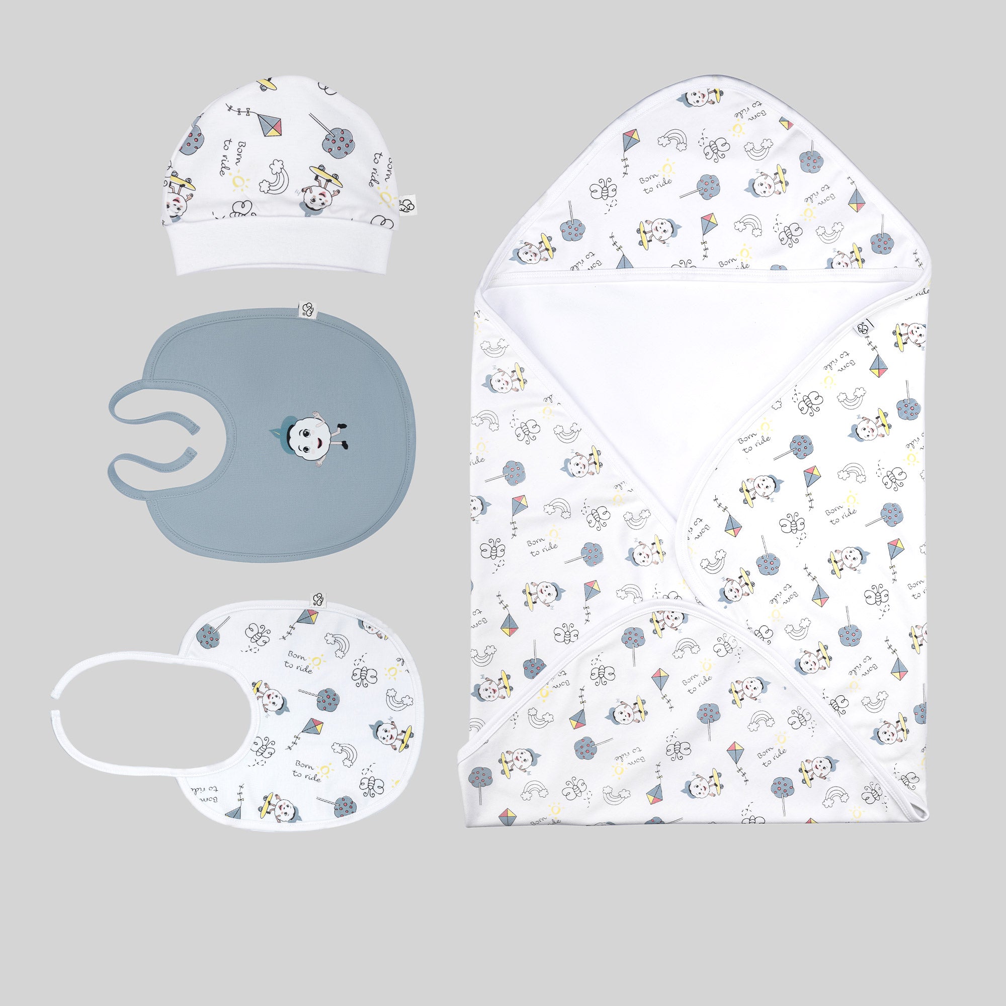 Blankie & Bibby Set - Sky Blue