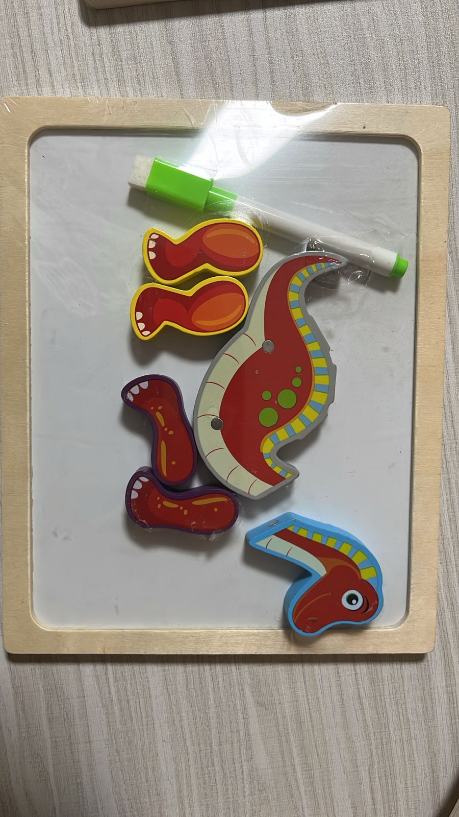 Magnetic Animal Puzzle & Whiteboard Set — design 02