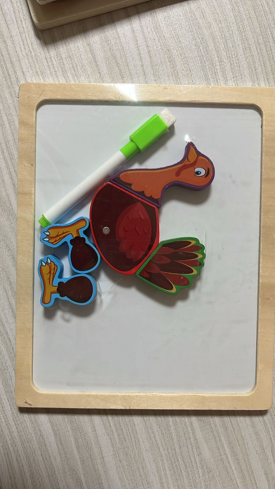 Magnetic Animal Puzzle & Whiteboard Set — design 03
