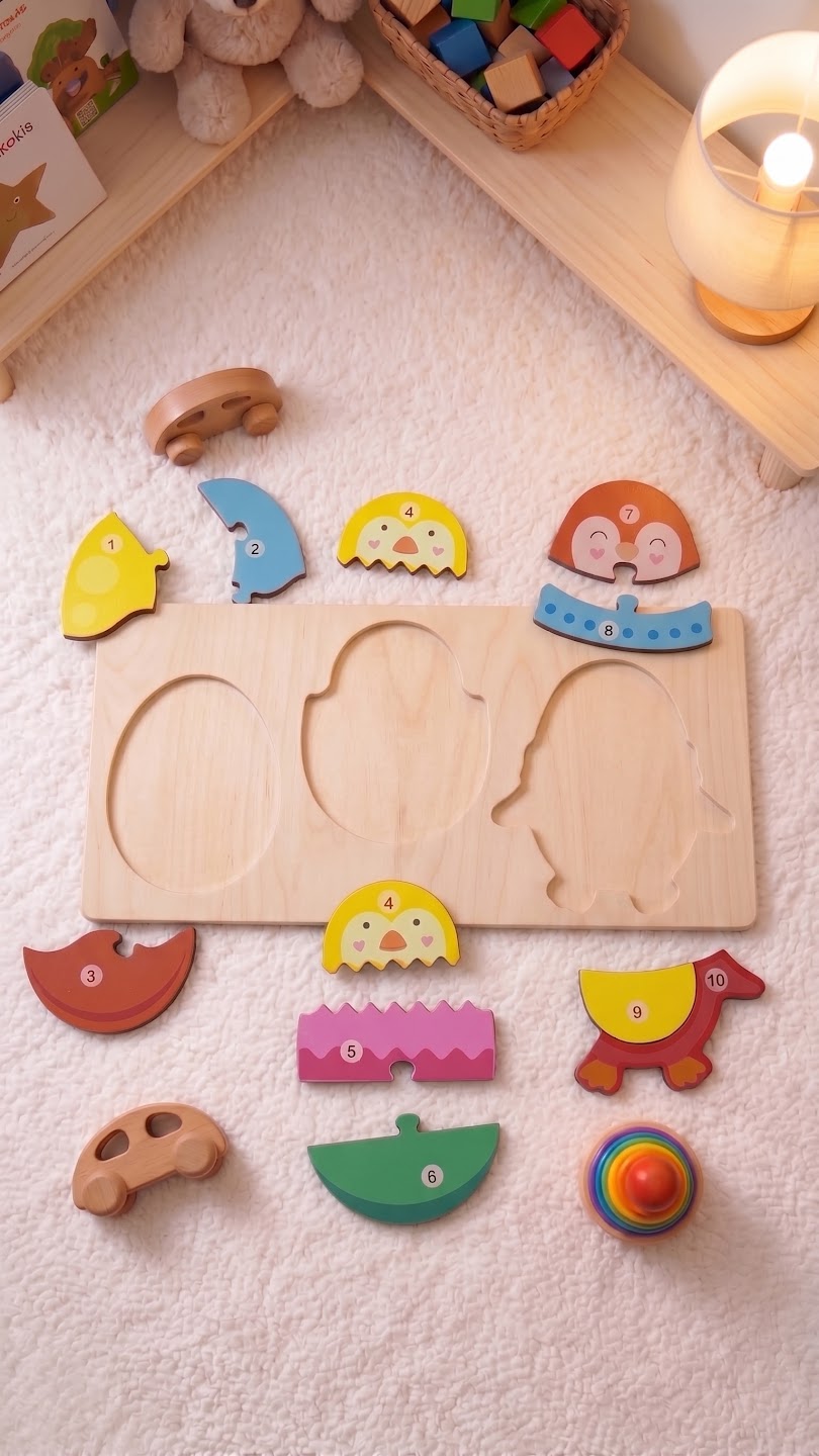 Little Explorers Wooden Number Puzzle — PK-TY-PUZ-02-01 B