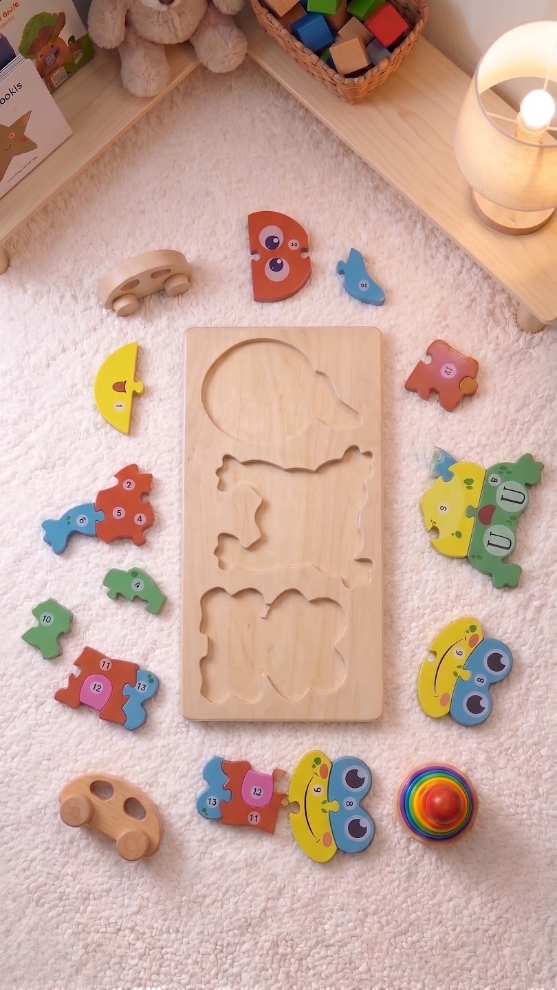 Little Explorers Wooden Number Puzzle — PK-TY-PUZ-02-02 B