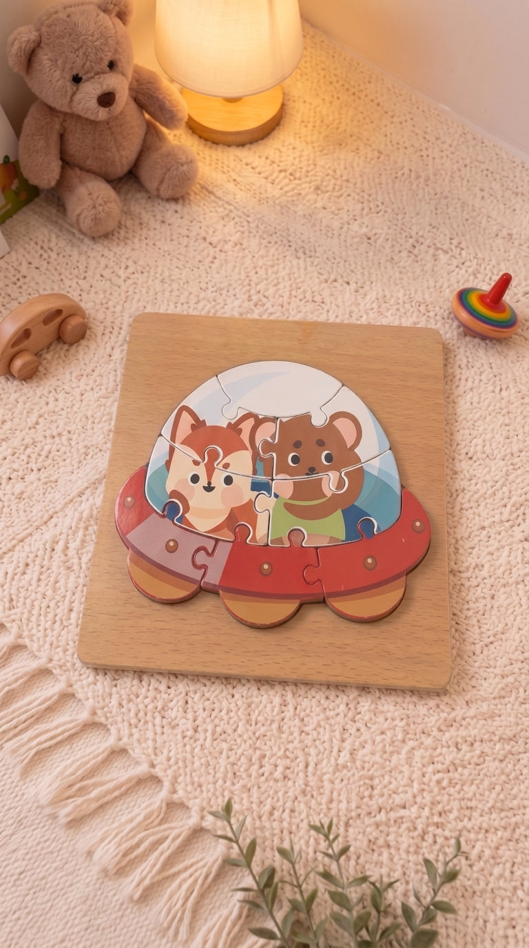Wooden Vehicle Puzzle — PK-TY-STK-05-03 A