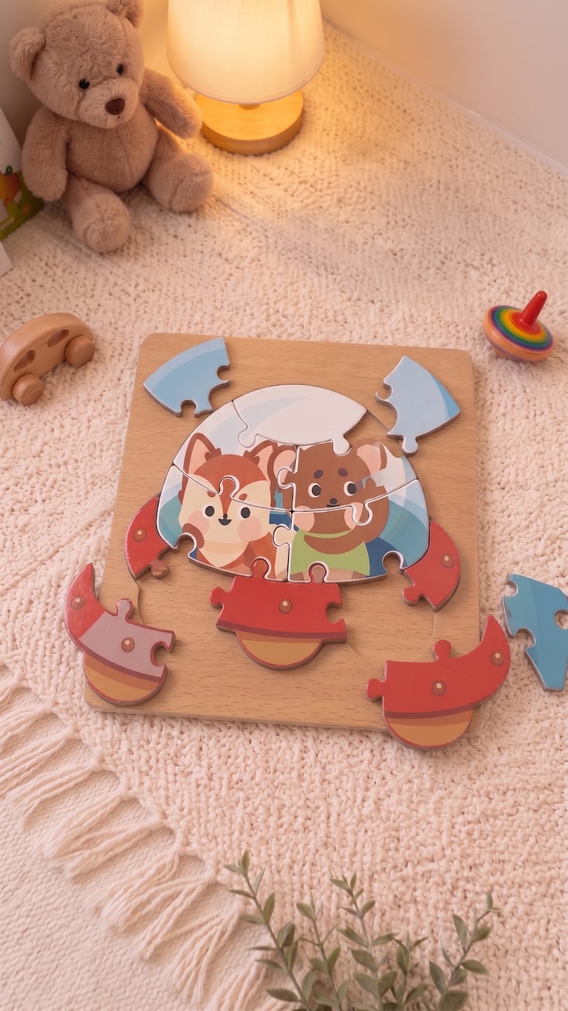 Wooden Vehicle Puzzle — PK-TY-STK-05-03 B