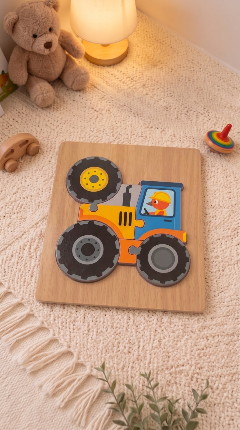 Wooden Vehicle Puzzle — PK-TY-STK-05-05 A