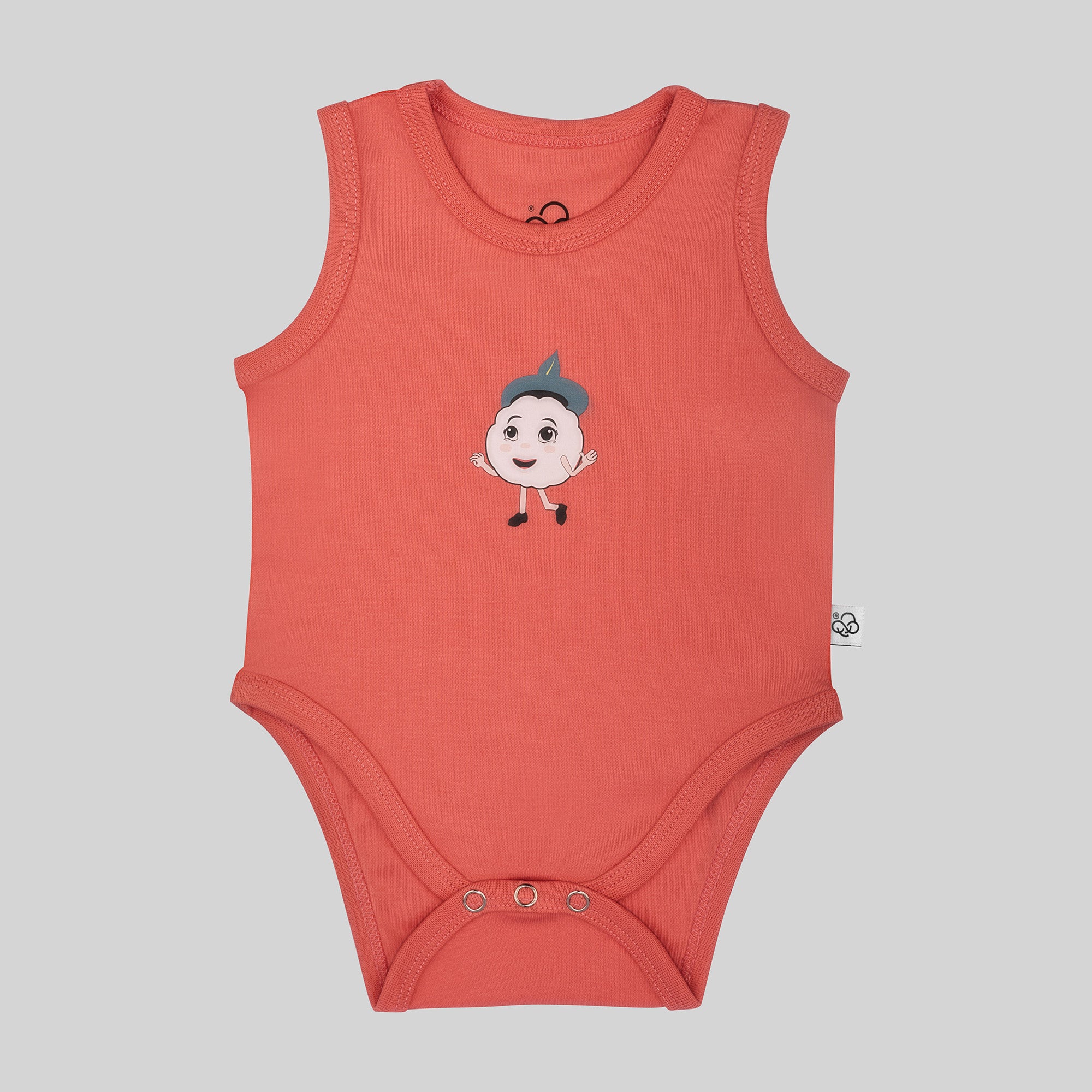 3 Pack Sleeveless Bodysuit Set - Tea Rose