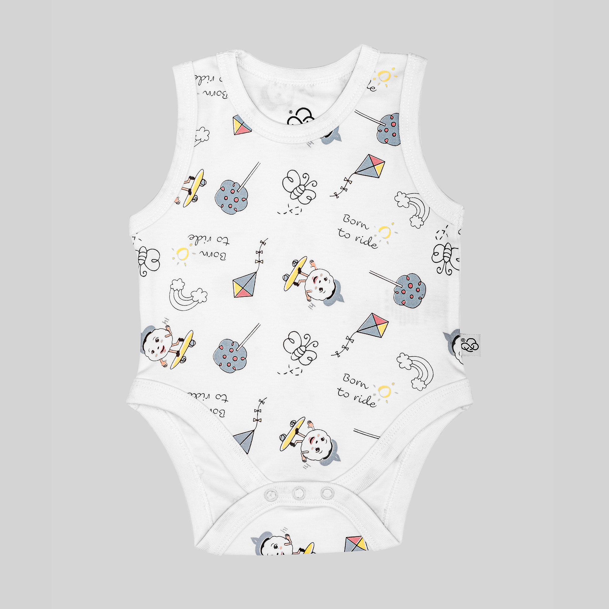 Sleeveless Bodysuit - Printed