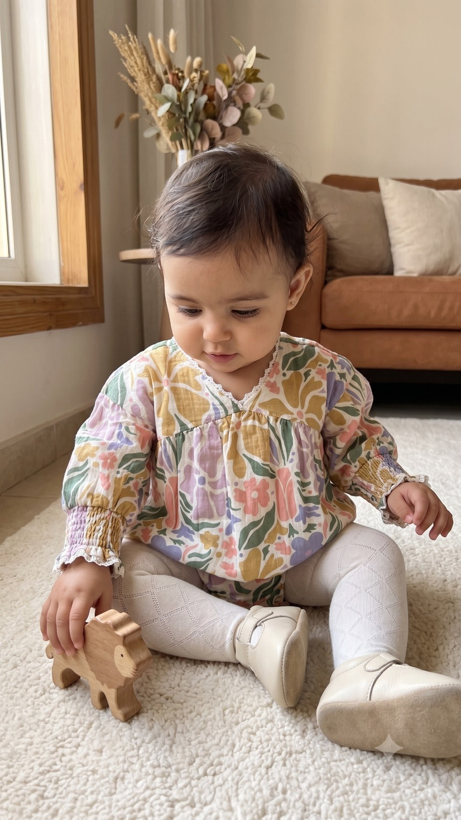 Buffy LONG SLEEVE ROMPER with  Sock jacared poyamide