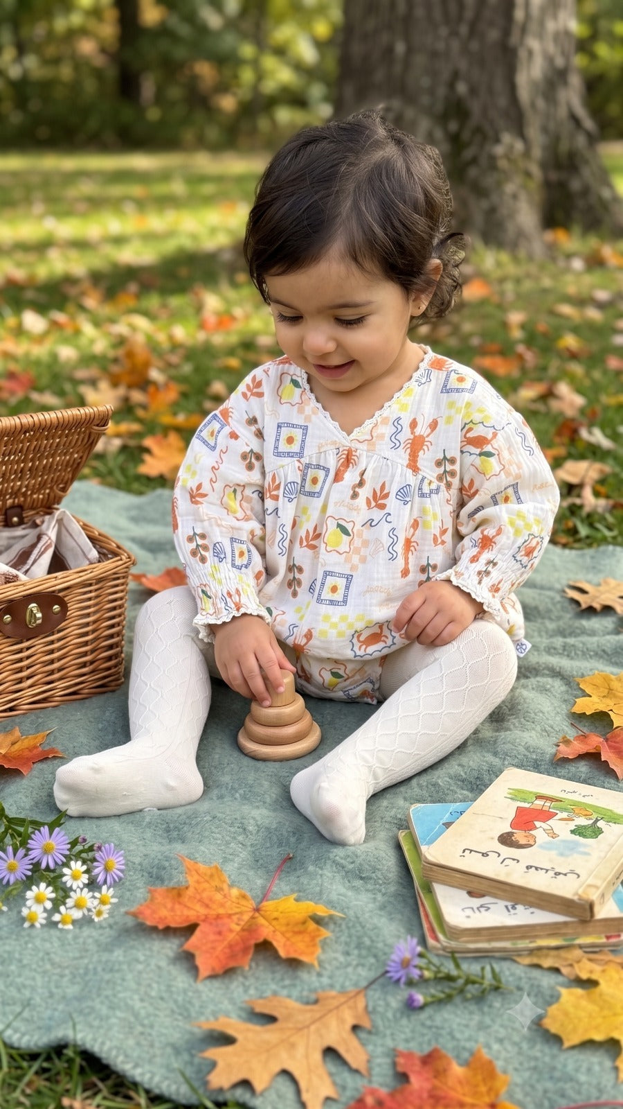Buffy LONG SLEEVE ROMPER with  Sock jacared poyamide
