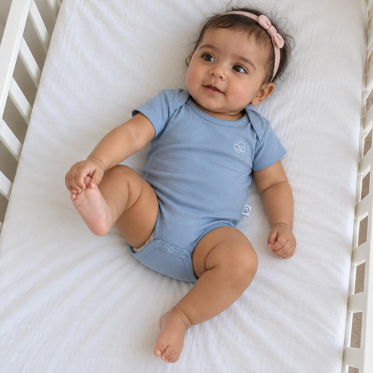 3 Pack Basics Bodysuit | Sky Blue