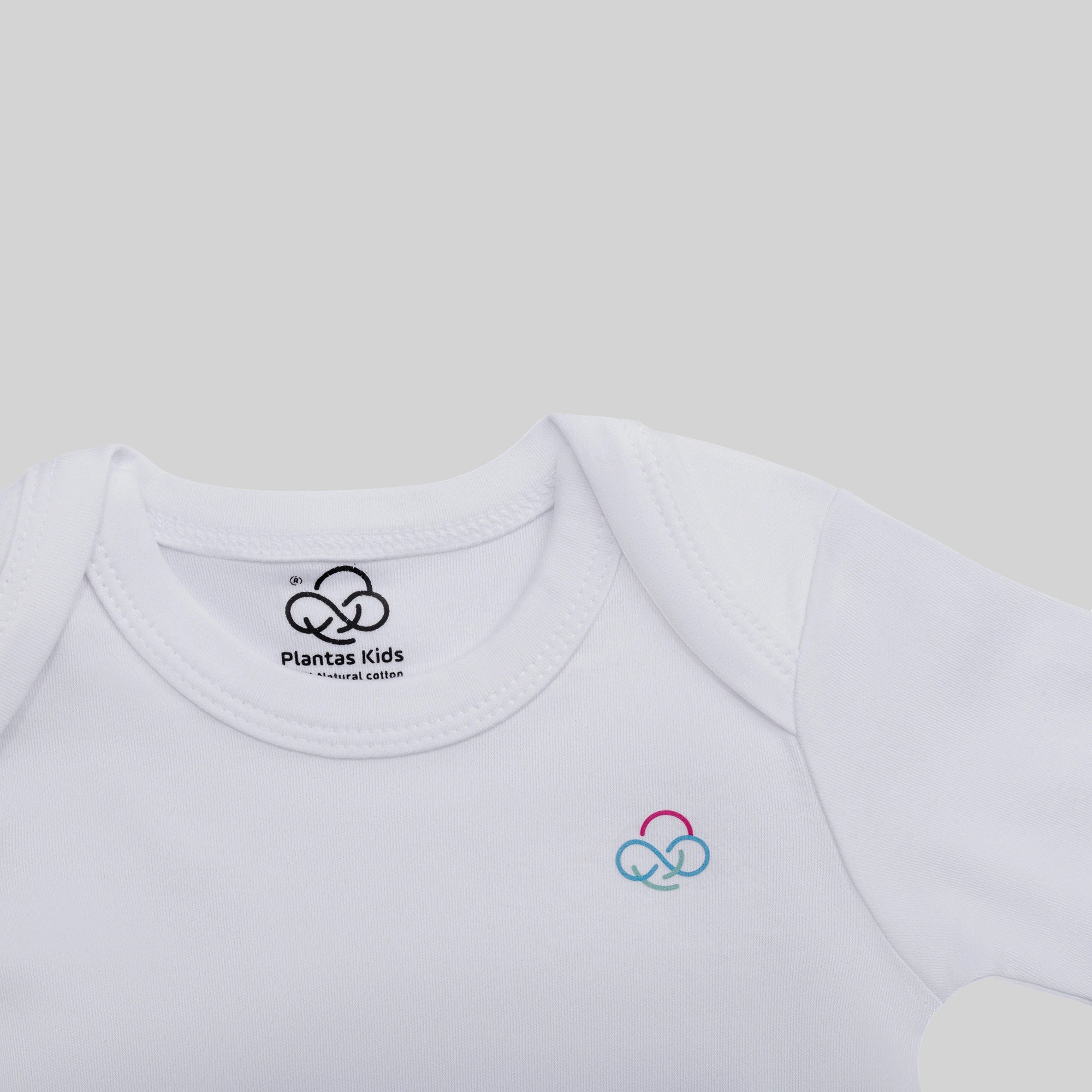 Basic Long Sleeve Bodysuit - White