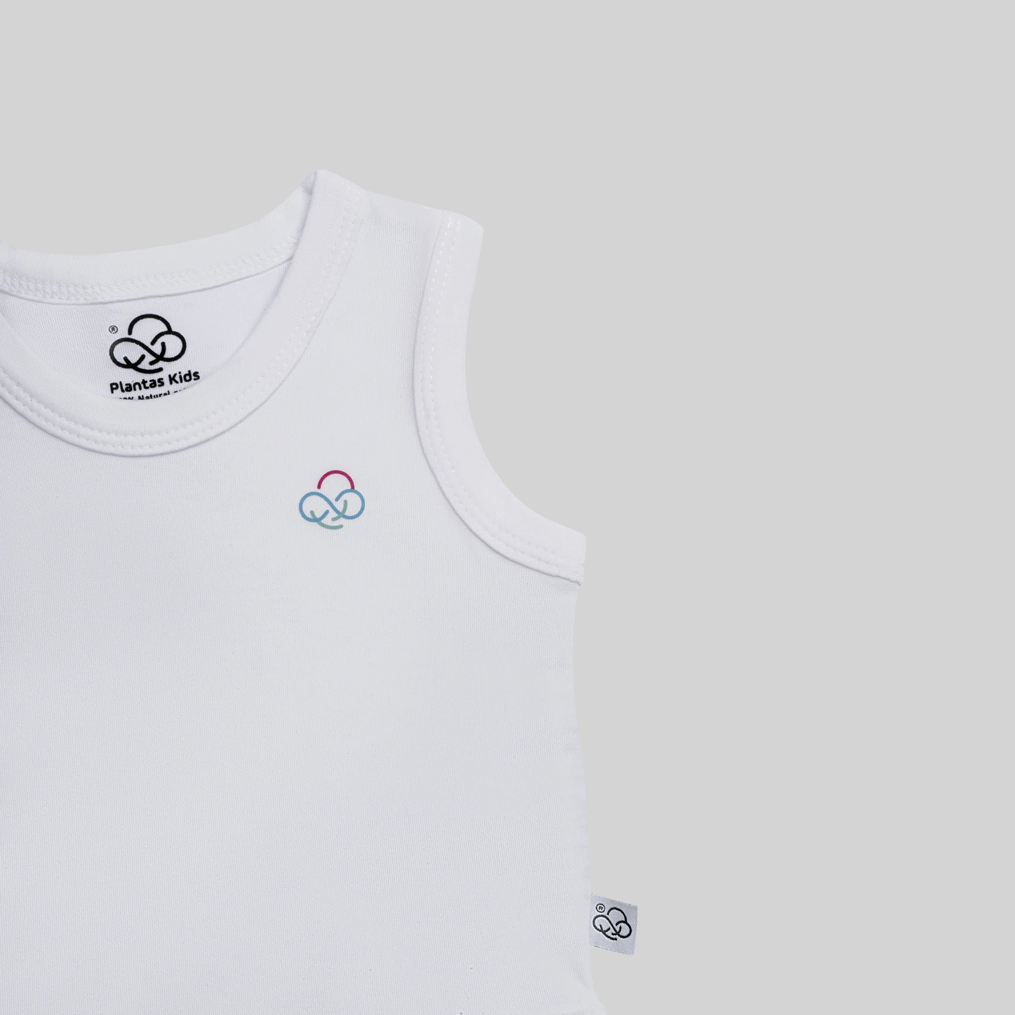 Basic Sleeveless Bodysuit - White