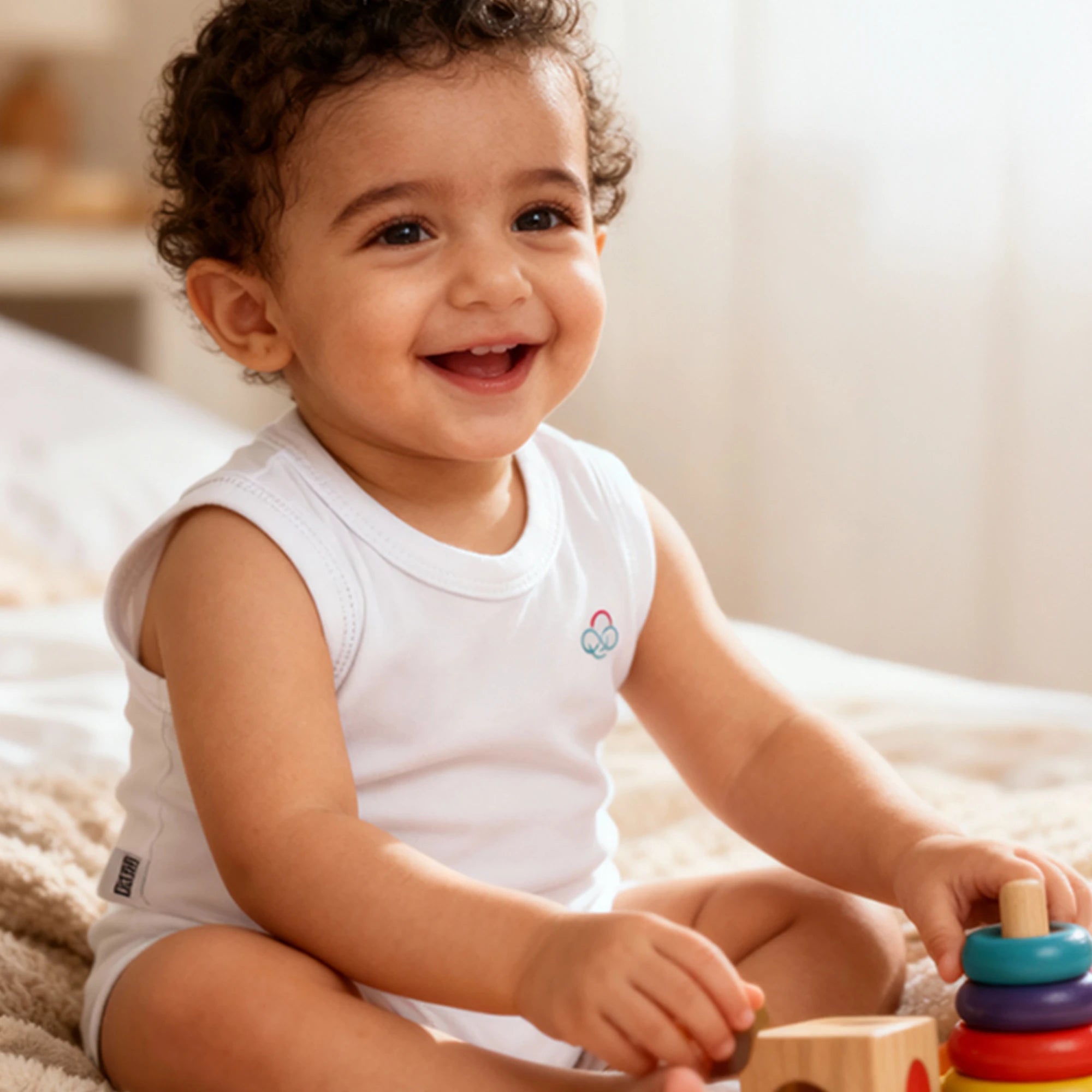 Basic Sleeveless Bodysuit - White
