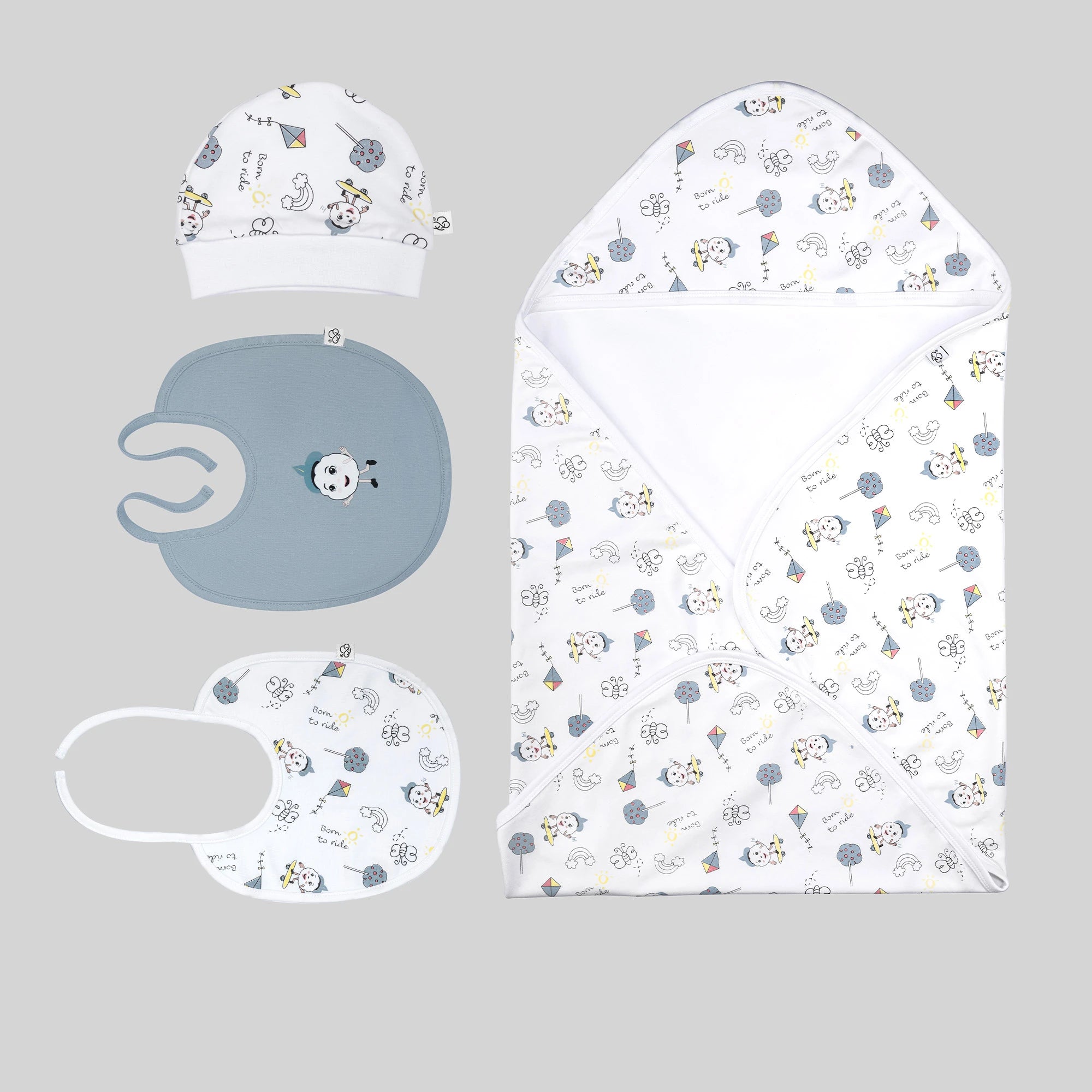 Blankie & Bibby Set - Sky Blue