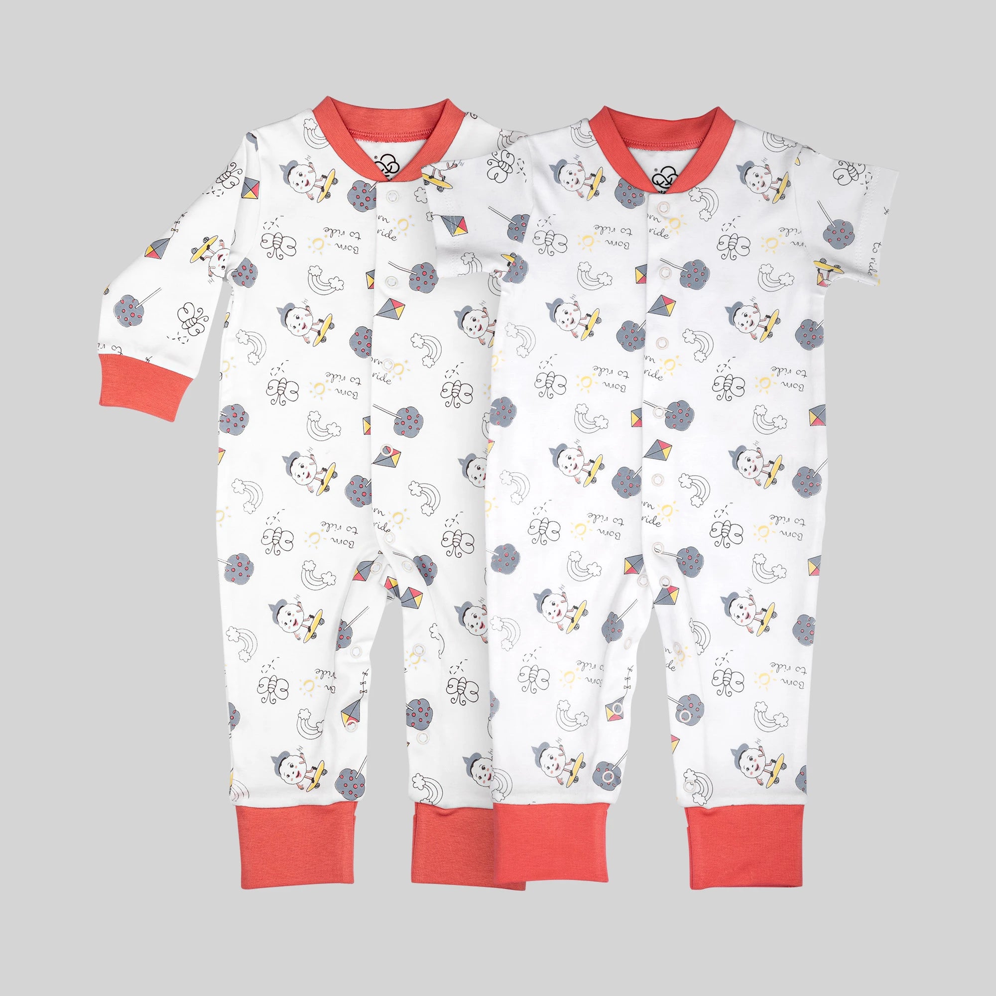 2 Pack Jumpsuit Set - Tea Rose