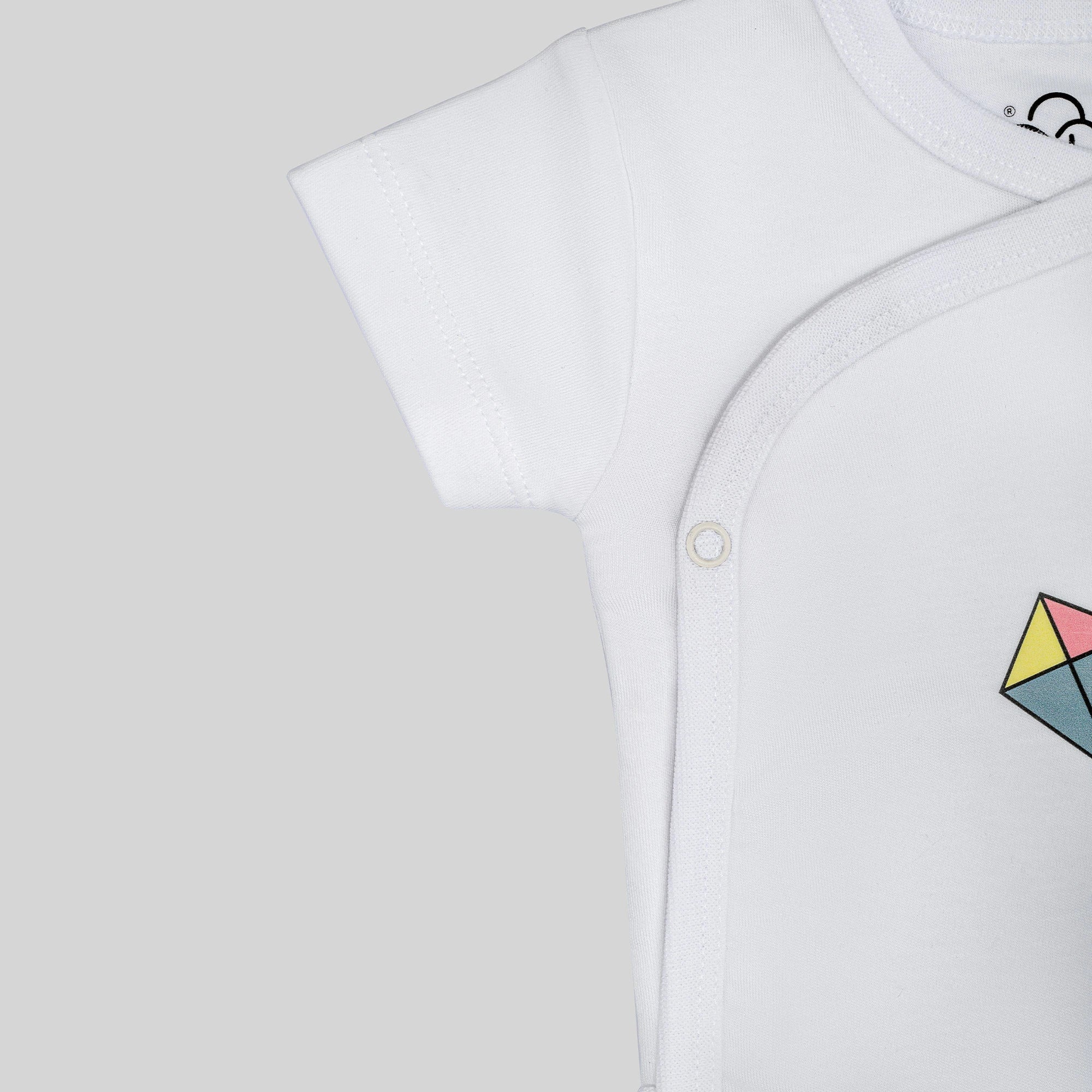 3 Pack Kimono Bodysuit Set - Sky Blue