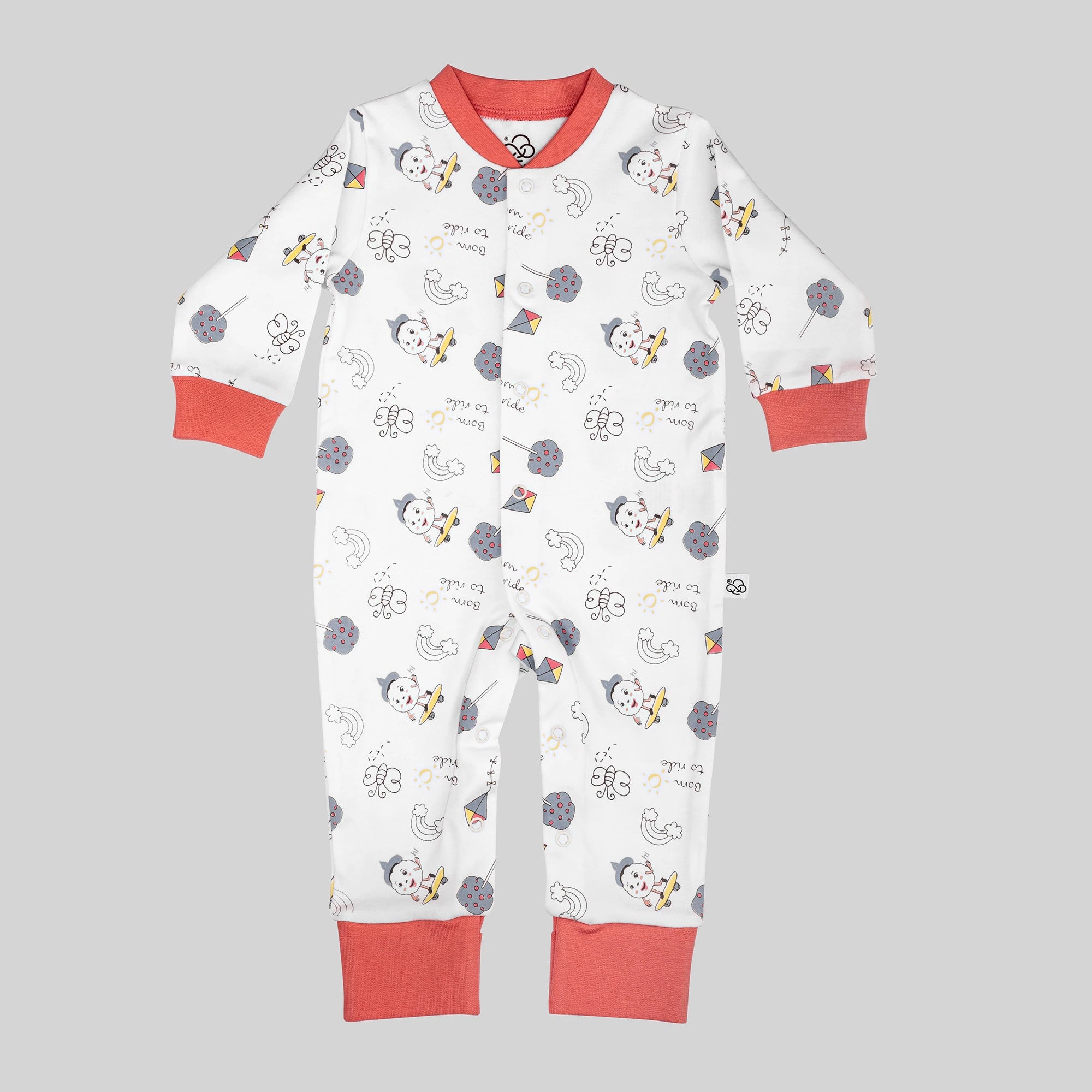 Long Sleeve Jumpsuit - Tea Rose