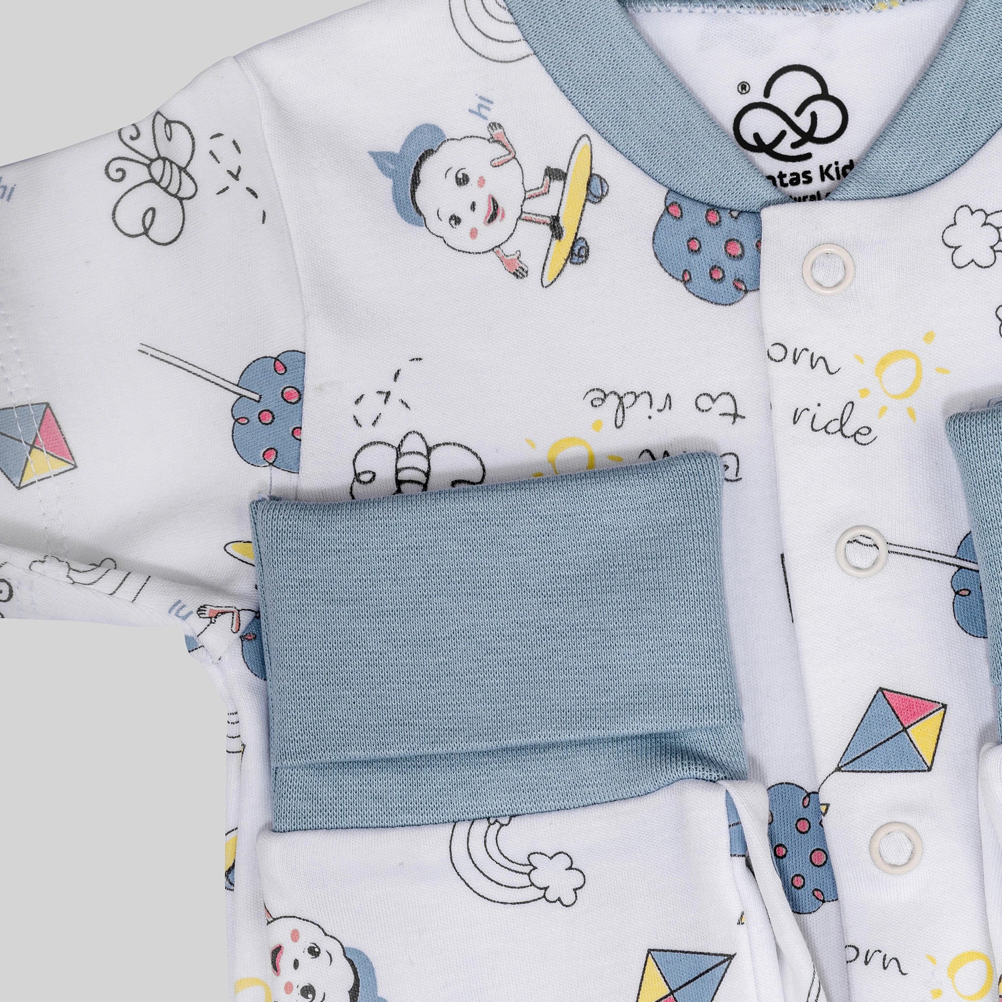 2 Pack Jumpsuit Set - Sky Blue