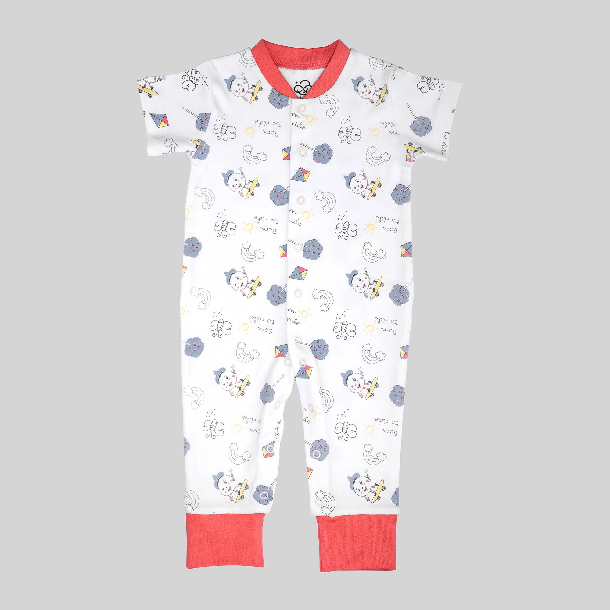 Short Sleeve Jumpsuit - Tea Rose