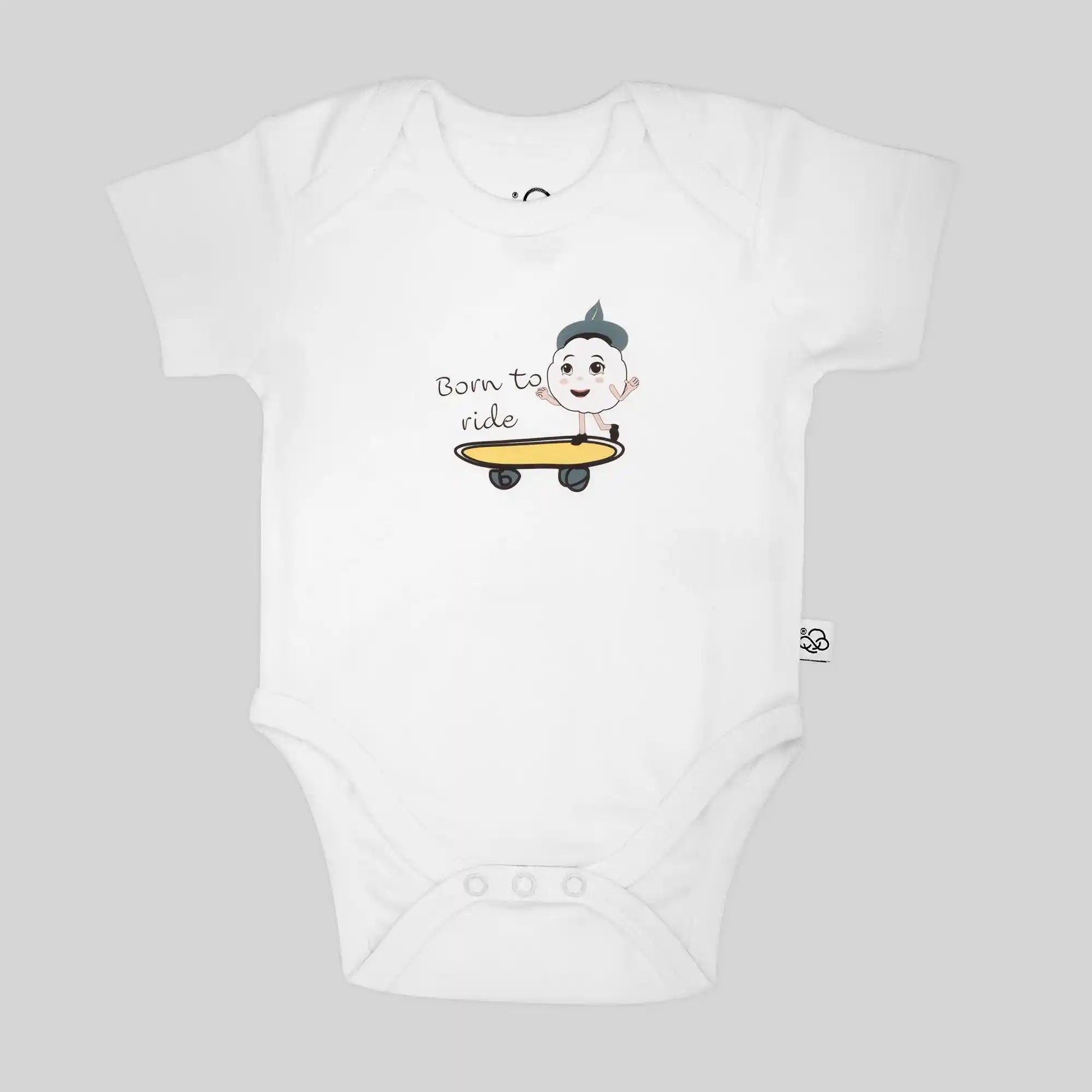 3 Pack Short Sleeve Bodysuit Set - Tea Rose