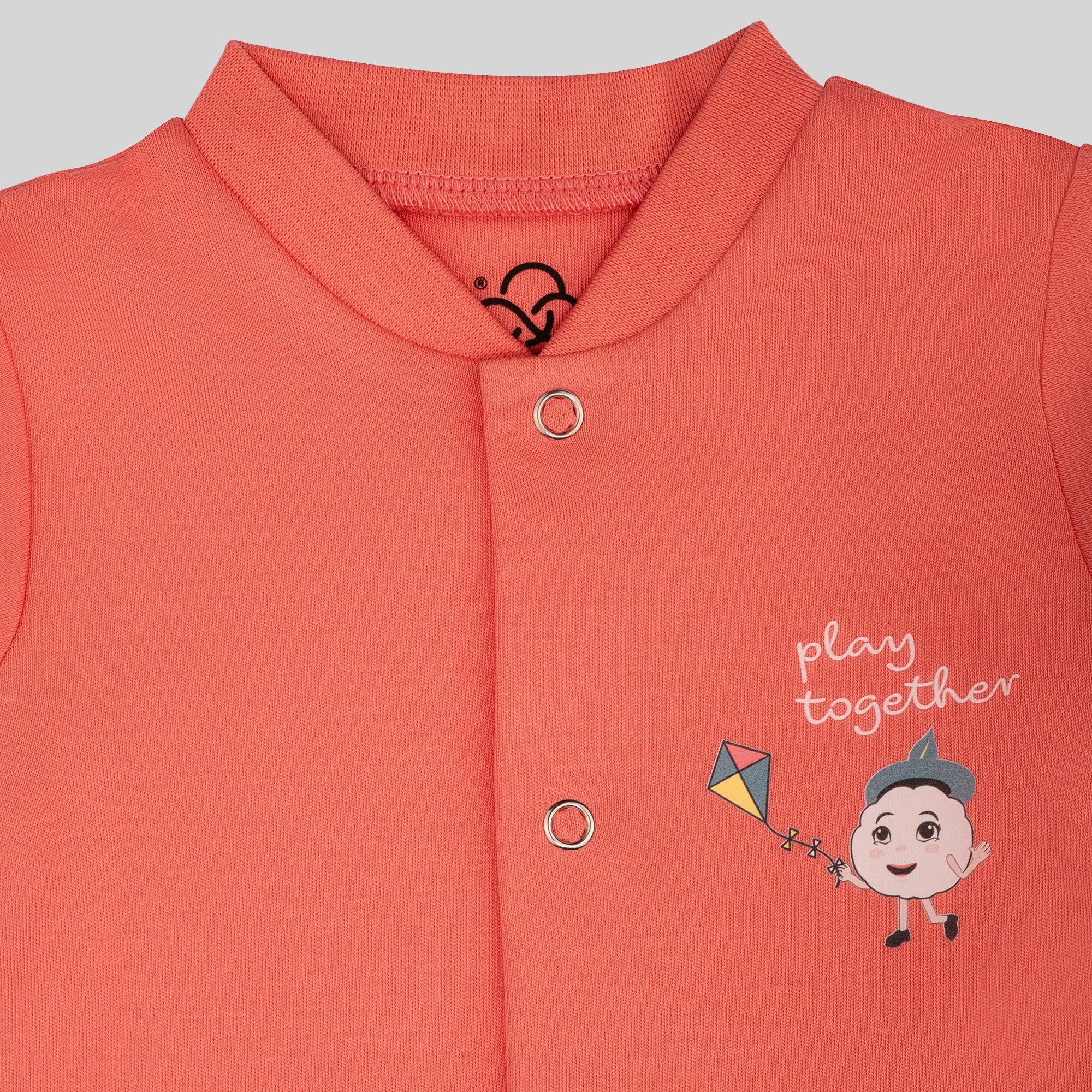 Short Sleeve Romper - Tea Rose