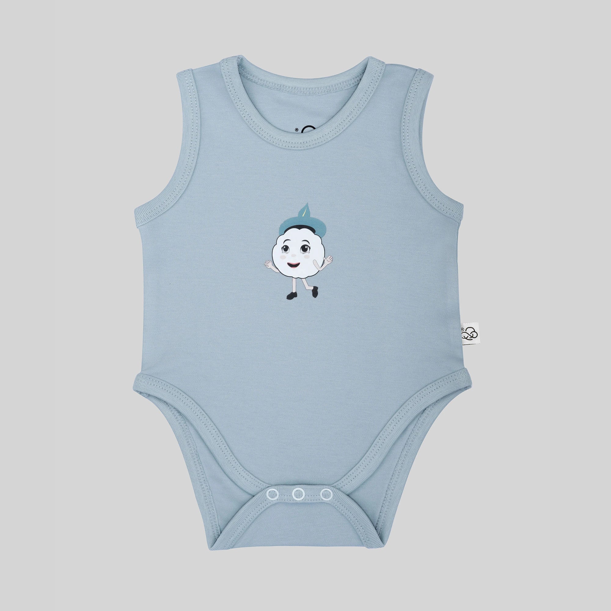 Sleeveless Bodysuit - Sky Blue