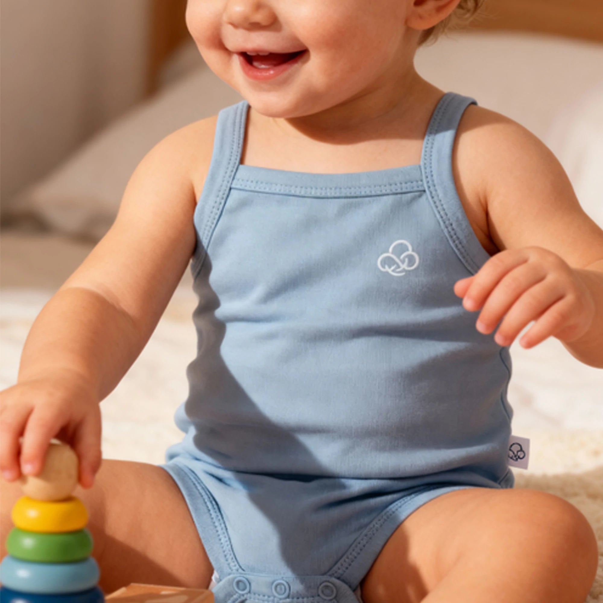 Tank Bodysuit - Sky Blue